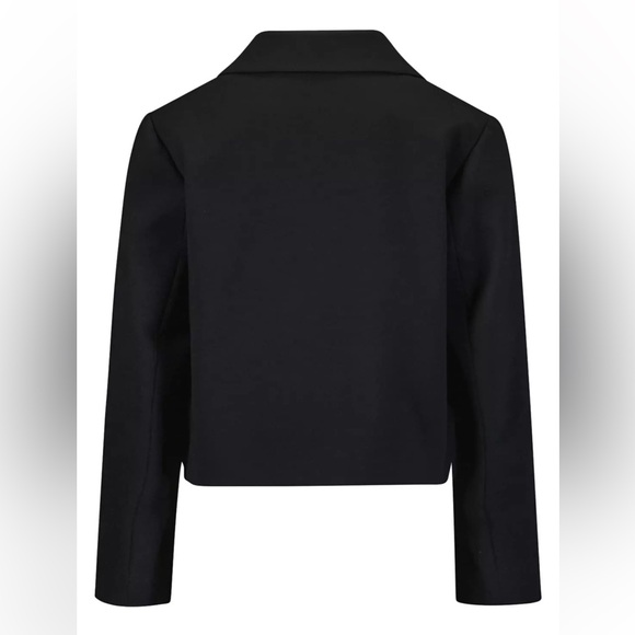 Twinset Black Emblem Blazer, size Small/16y NWT - Picture 2 of 6